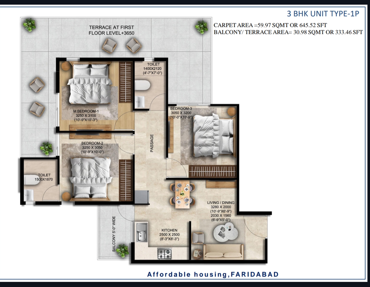 Anantya True Habitat affordable flat Sector 110A Faridabad
